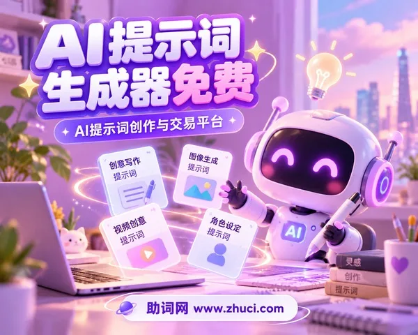 AI提示词网站免费有哪些?助词网推荐即开即用工具